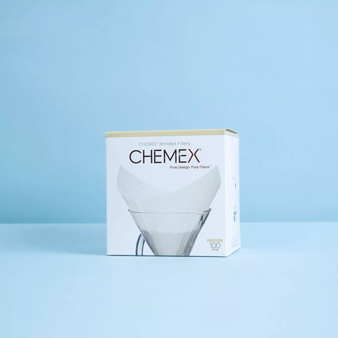 Packung mit 100 Original Chemex Papierfiltern für aromatischen, klaren Filterkaffee