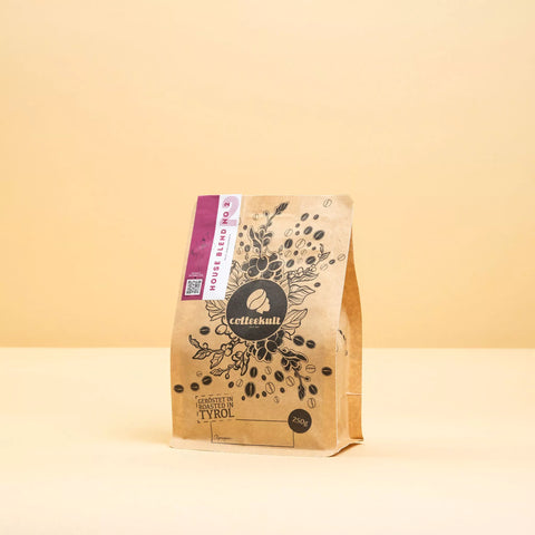 coffeekult Hausmischung NO2 aus Arabica und Robusta für kräftigen Espresso mit vollmundiger Crema 250 Gramm Packung