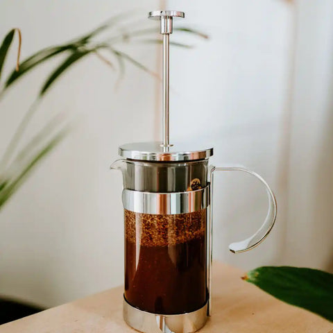 French Press - frisch gebrühter Kaffee